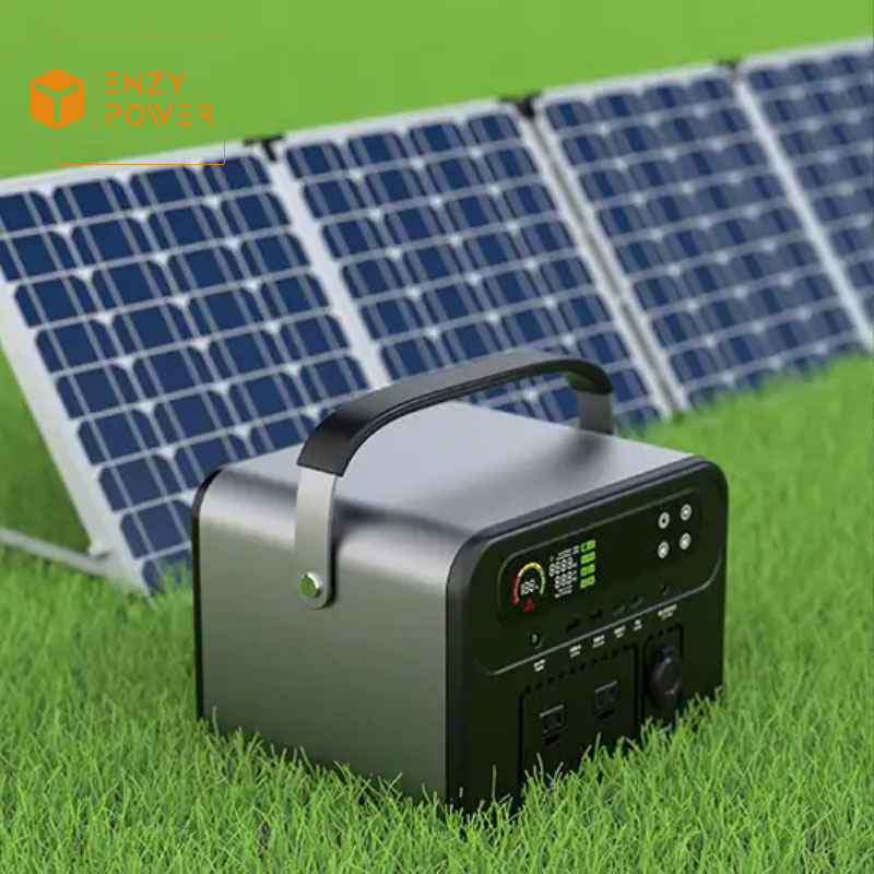 alimentatore da campeggio di emergenza solare di grande capacità per accumulo di energia portatile esterno